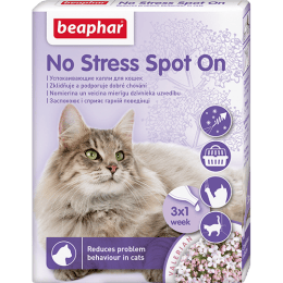 Beaphar NO STRESS spot on антистресс капли для котов -  Успокаивающие средства для кошек 