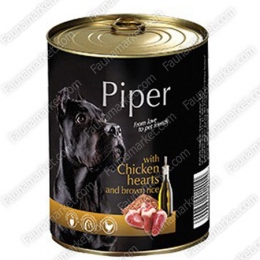 Dolina Noteci Piper консерва для собак Курячі серця з коричневим рисом - Вологий корм для собак