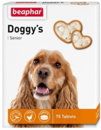 Doggy’s Senior для собак старше 7 лет 75тб -  Beaphar витамины для собак 