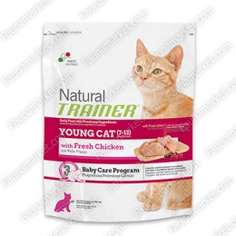 TRAINER NATURAL YOUNG CAT With Fresh Chicken сухий корм для молодих кішок - 