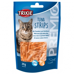 Tuna Strips полоски тунца Trixie 42746 -  Лакомства для кошек Trixie     