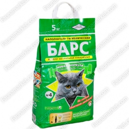 Барс № 4 наповнювач для котів -  Мінеральний наповнювач для котячого туалету 