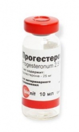 Прогестерон инъекционный 2,5%, 10мл - Ветпрепараты для сельхоз животных