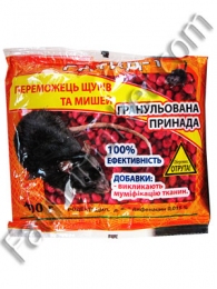 Ратид 100г гранулы мумифицирующие против грызунов -  Средства против крыс 