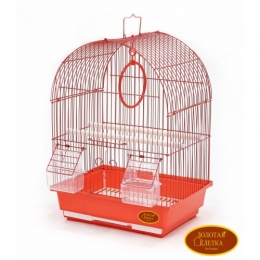 Клітка для птахів A100 емаль овальна Золота клітка -  Клітки для папуг -   Покриття Емаль  