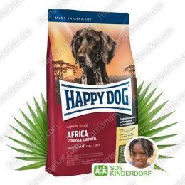 Happy Dog Supreme Sensible Africa для собак средних и крупных пород -  Сухой корм для собак -   Особенность: Аллергия  