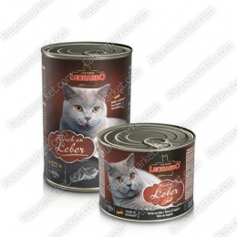 Leonardo Reich an Leber консерва для котів м'ясо з печінкою -  Вологий корм для котів Leonardo     