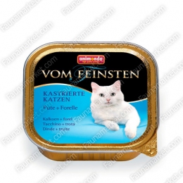Animonda Vom Feinsten консерва для кошек с индейкой и форелью -  Влажный корм для котов -  Ингредиент: Индейка 