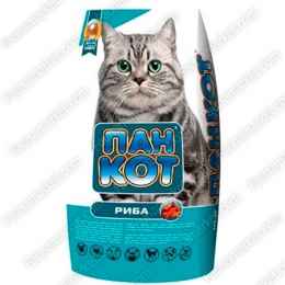 Пан-Кот сухой корм для котов и кошек Рыба -  Сухой корм для кошек -   Класс: Эконом  
