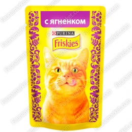 Friskies для кішок вологий корм ягня в підливі -  Консерви для котів Friskies 