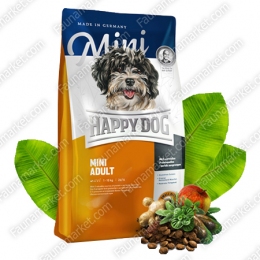 Happy Dog Supreme Mini Adult для собак мелких пород -  Сухой корм для собак -   Ингредиент: Птица  