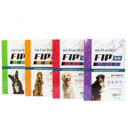 Фип Форте Капли от блох и клещей для собак -  Средства от блох и клещей для собак -   Действующее вещество: Имидаклоприд  