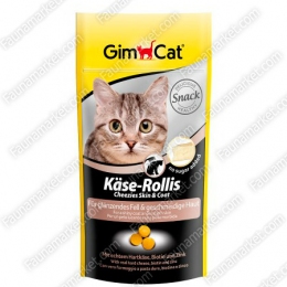 Gimcat Käse-Rollis сырные шарики для кожи и шерсти - Вкусняшки и лакомства для котов