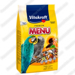 Корм для больших попугаев MENU Vitakraft -  Корма для птиц -   Для кого: Крупные попугаи  