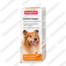 Laveta Super для шерсти собак 50мл -  Витамины для шерсти -   Вид: Жидкость  