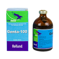 Гента-100 ін'єкційний 10%, 100мл -  Ветпрепарати для сільгосп тварин - Интерхими-Диавакс     