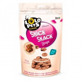 Lolopets Дропси для собак шоколадні з вітамінами -  Печиво для собак 