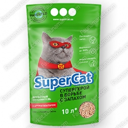 Super Cat Стандарт наполнитель для кошек с ароматизатором, 3 кг - Наполнитель для кошачьего туалета