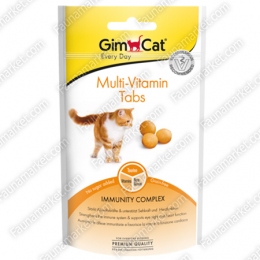 Gimcat Every Day Multi-Vitamin таблетки для котів -  Ласощі для кішок Gimpet     
