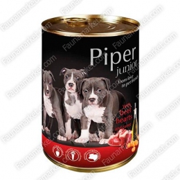 Dolina Noteci Piper Junior консервы для щенков с говяжьем сердцем и морковью  - 