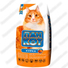 Пан-Кот сухий корм для кішок Курка -  Сухий корм для кішок -   Клас Економ  
