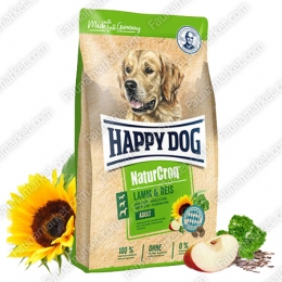 Happy Dog Premium NaturCroq Lamm&Reis с ягненком и рисом -  Сухой корм для собак -   Ингредиент: Ягненок  