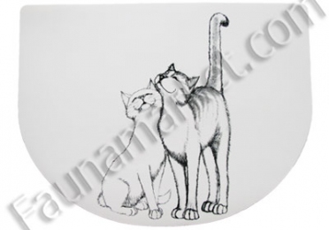 Килимок під миски для котів Trixie 24540 - Миска для котів та кішок