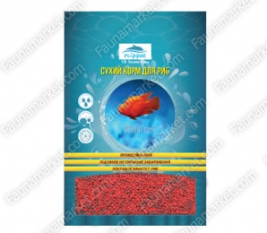 Колір №1 гранули сухий корм для риб, FLIPPER