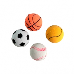 Набор игрушек 4 спортивных мяча - Игрушки для котов