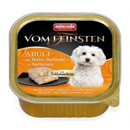 Animonda Vom Feinsten влажный корм для собак с курицей, бананом, и абрикосом 150г -  Влажный корм для собак Vom Feinsten     