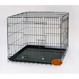Переноска-клітка для собак 042C, Золота клітка - Вольєри, манежі та клітки для собак