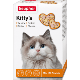 Beaphar Kitty's Mix комплекс вітамінів для котів - Смаколики та ласощі для котів