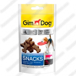 Gimdog Sportsnacks дрессировочное лакомство с говядиной и L-карнитином -  Лакомства для собак -   Ингредиент: Говядина  