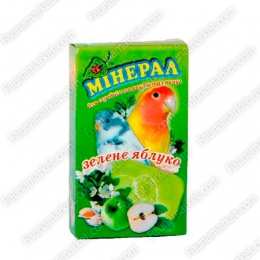 Мінерал для папуг Зелене яблуко -  Вітаміни для птахів - Природа     