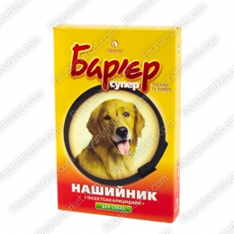 Барьер Цветной ошейник от блох и клещей для собак -  Средства от блох и клещей для собак -   Действующее вещество: Фипронил  