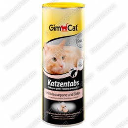 Gimpet Katzentabs витамины с сыром Маскарпоне и биотином - Витамины для котов