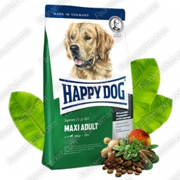 Happy Dog Supreme Fit&Well Maxi Adult для собак крупных пород -  Сухой корм для собак -   Ингредиент: Птица  