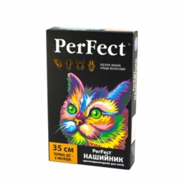Перфект ошейник для котов, Ветсинтез - Средства и таблетки от блох и клещей для кошек