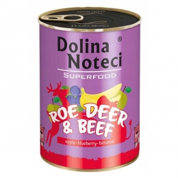 Dolina Noteci Superfood консервы для собак косуля и говядина - 