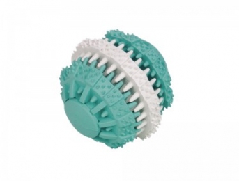 Vollgummi Ball DENTAL LINE резиновый мяч для собак со вкусом мяты Нобби - Игрушка для чистки зубов собак