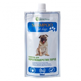 Шампунь органический для собак с короткой и средней шерстью - Косметика для собак