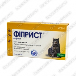 Фиприст KRKA для кошек - Средства и таблетки от блох и клещей для кошек