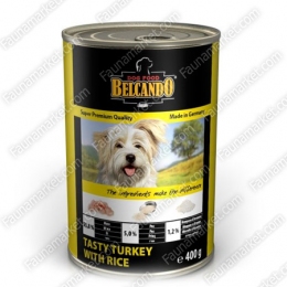 Belcando консервы для взрослих собак Индейка с рисом -  Влажный корм для собак -   Ингредиент: Индейка  