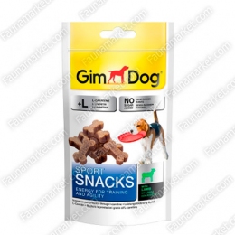 Gimdog Sportsnacks дрессировочное лакомство с ягненком и L-карнитином -  Лакомства для собак - Gimpet     