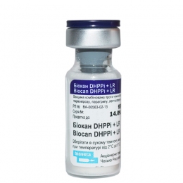 Новел Биокан DHPPi+L4R 1мл -  Все для щенков Bioveta     
