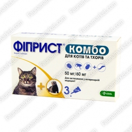 Fiprist Комбо Капли от блох и клещей для кошек - Средства и таблетки от блох и клещей для кошек