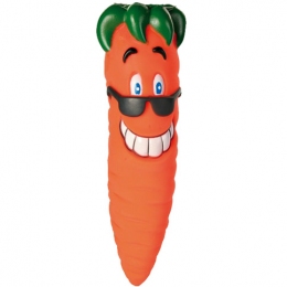 Морква в окулярах з пищалки Trixie 3398 - Іграшки для цуценят
