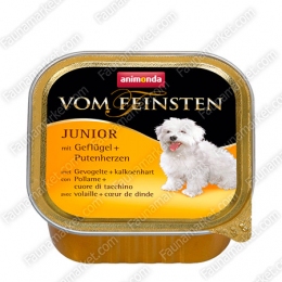 Animonda Vom Feinsten Junior влажный корм  для щенков с мясом птицы и индейки -  Влажный корм для щенков 