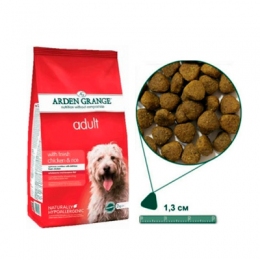 Arden Grange Adult Dog Chicken & Rice для собак со свежей курицей и рисом -  Сухой корм для собак -   Вес упаковки: 10 кг и более  