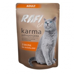 Dolina Noteci Rafi Adult Cat консерва для котов с уткой -  Корм для выведения шерсти Dolina Noteci   